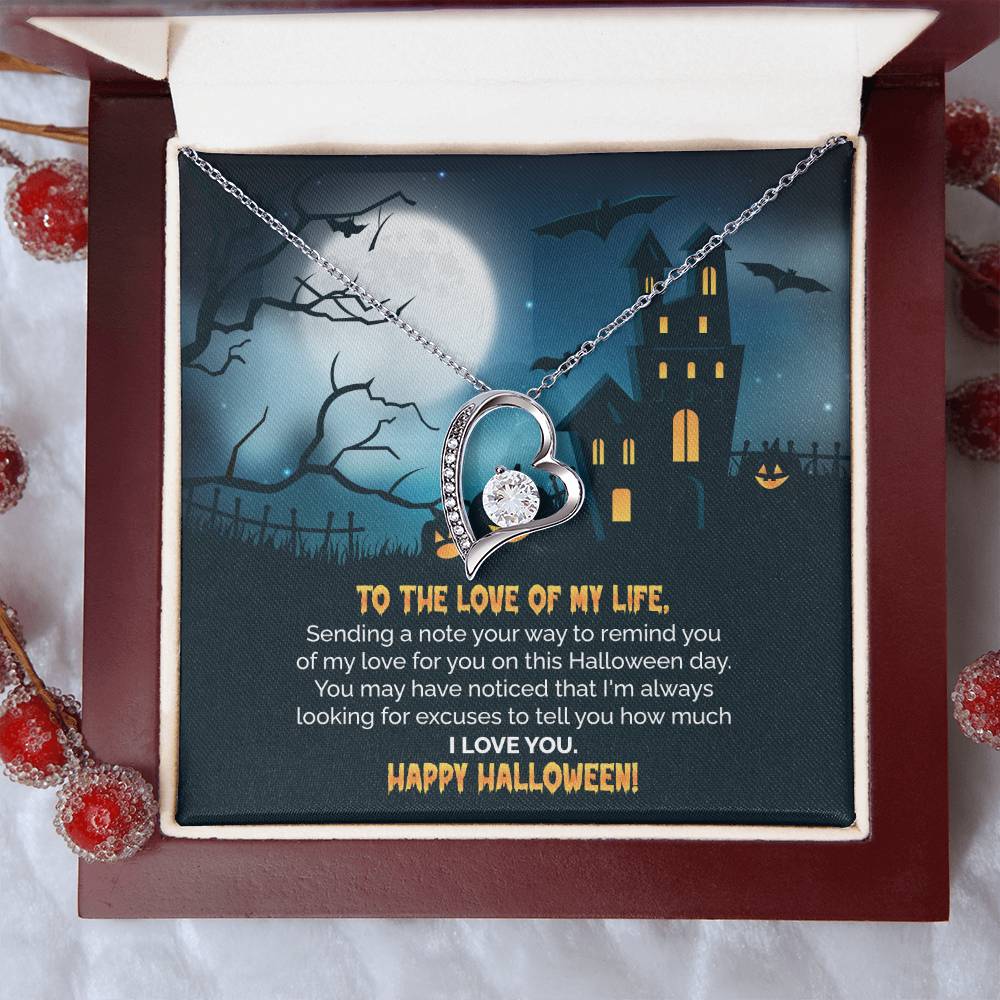 To The Love of My Life | Forever Love Necklace | To My Soulmate | Halloween