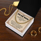 To My Dear Son | Cuban Link Chain | May You Walk In The Light Of Your Potential