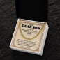 To My Dear Son | Cuban Link Chain | May You Walk In The Light Of Your Potential