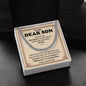 To My Dear Son | Cuban Link Chain | May You Walk In The Light Of Your Potential