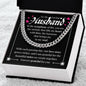 To My Loving Husband | Cuban Link Chain | Forever Grateful For You | Father's Day
