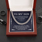 To My Son | Cuban Link Chain | May Your Spirit Always Soar