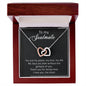 To My Soulmate | Interlocking Hearts necklace