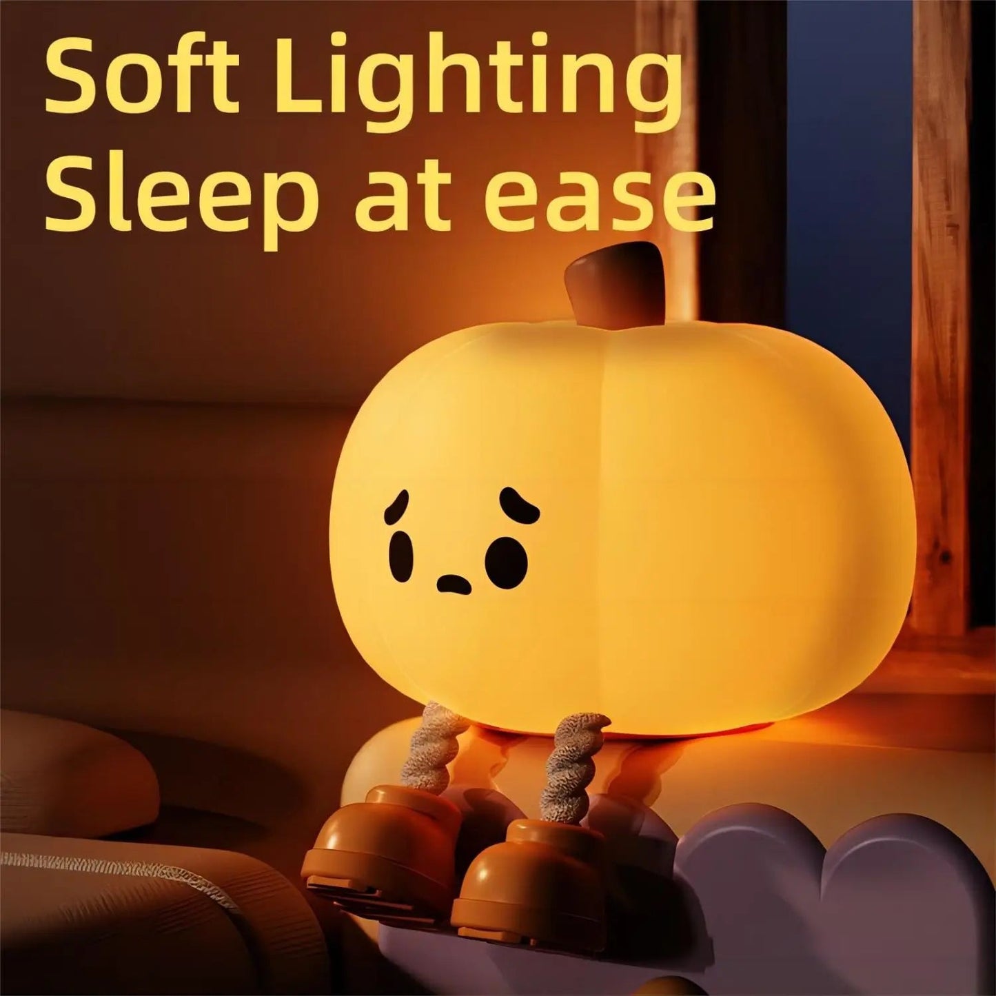 Gentle Glow™ Pumpkin Lamp