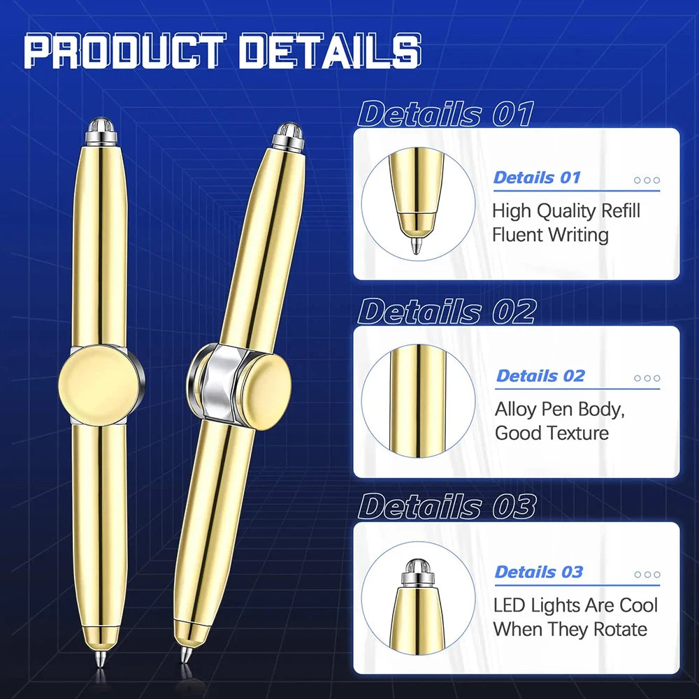 Focus-Flick Spinning Pen