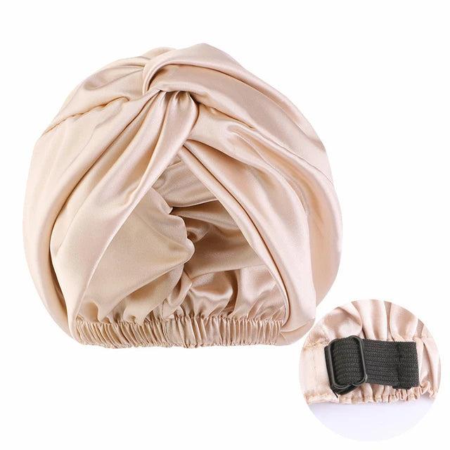 SilkyDream Adjustable Satin Bonnet