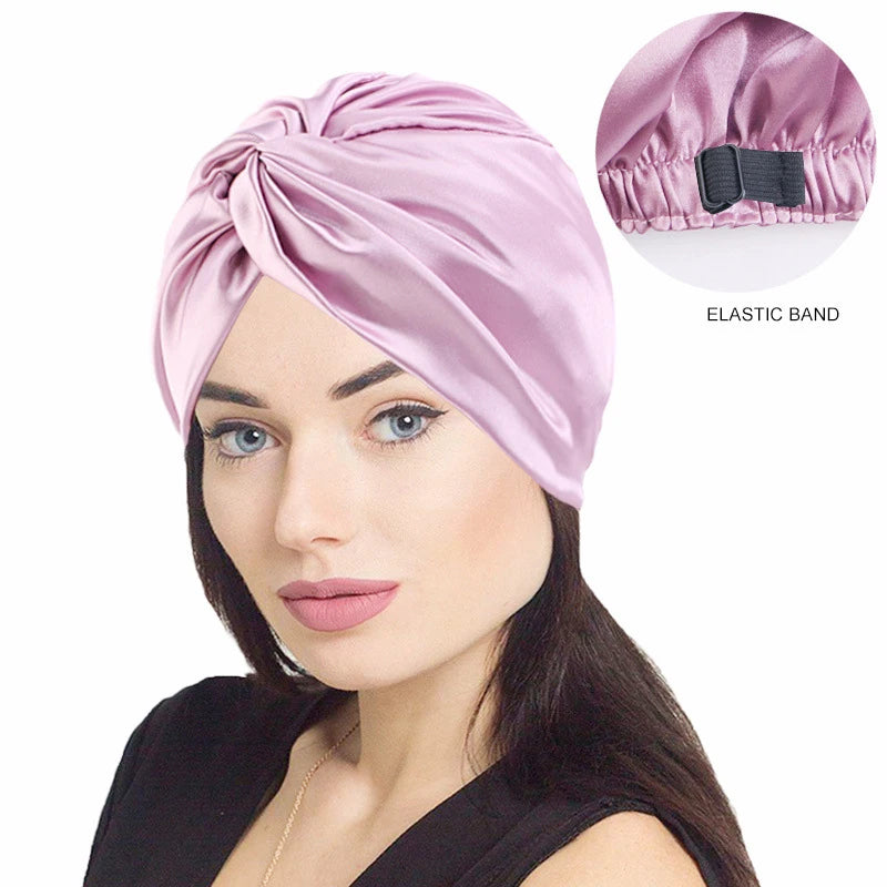 SilkyDream Adjustable Satin Bonnet
