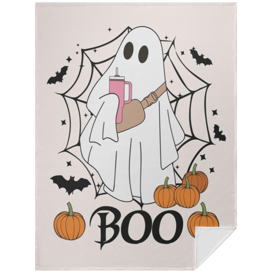 BOO HALLOWEEN BLANKET