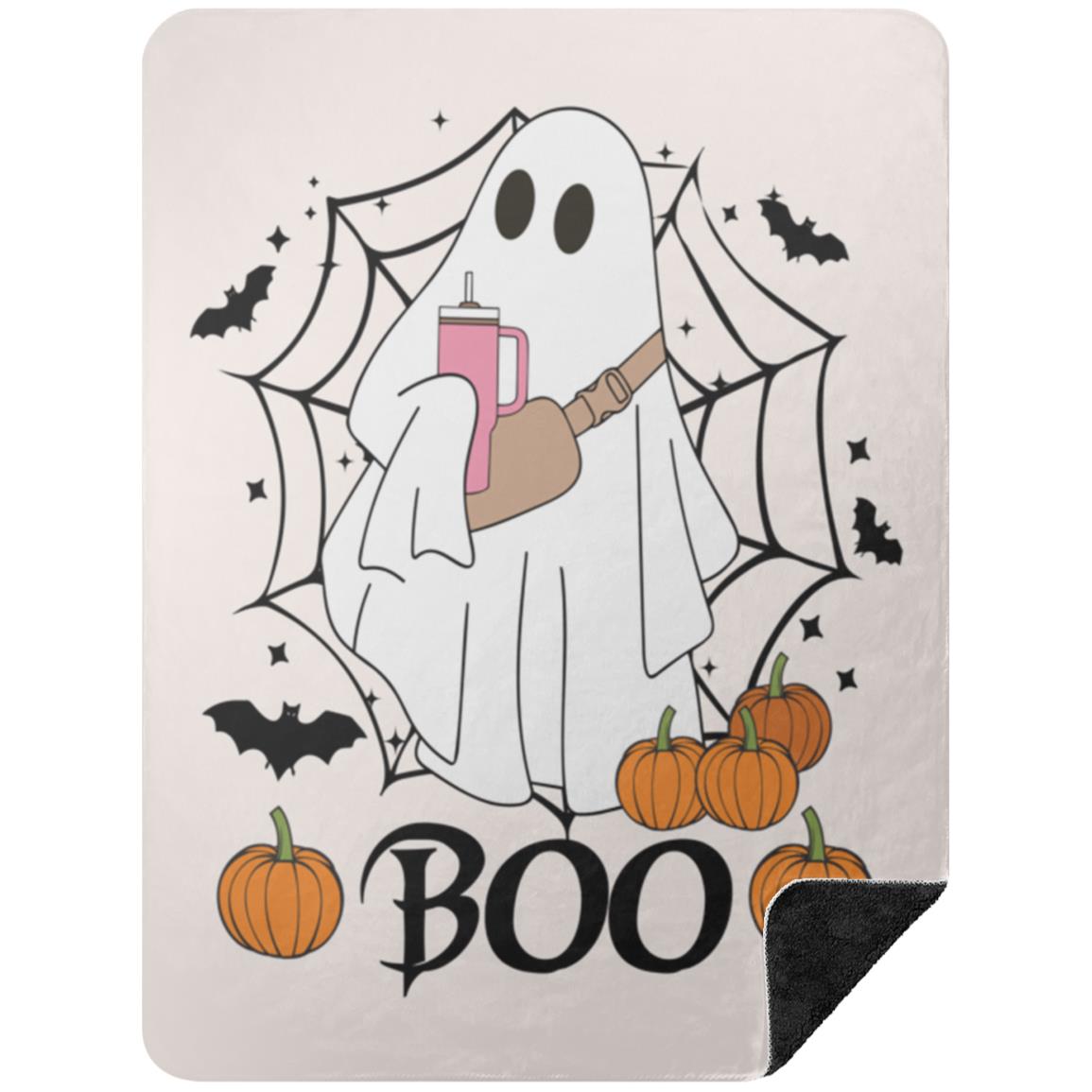 BOO HALLOWEEN BLANKET