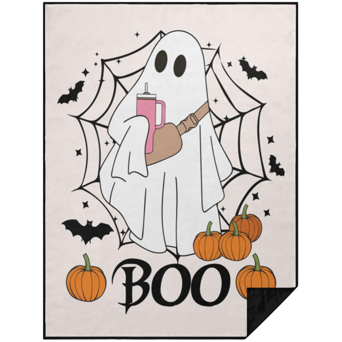 BOO HALLOWEEN BLANKET