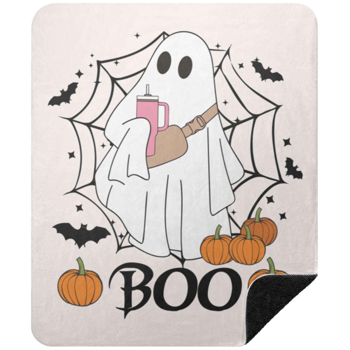 BOO HALLOWEEN BLANKET