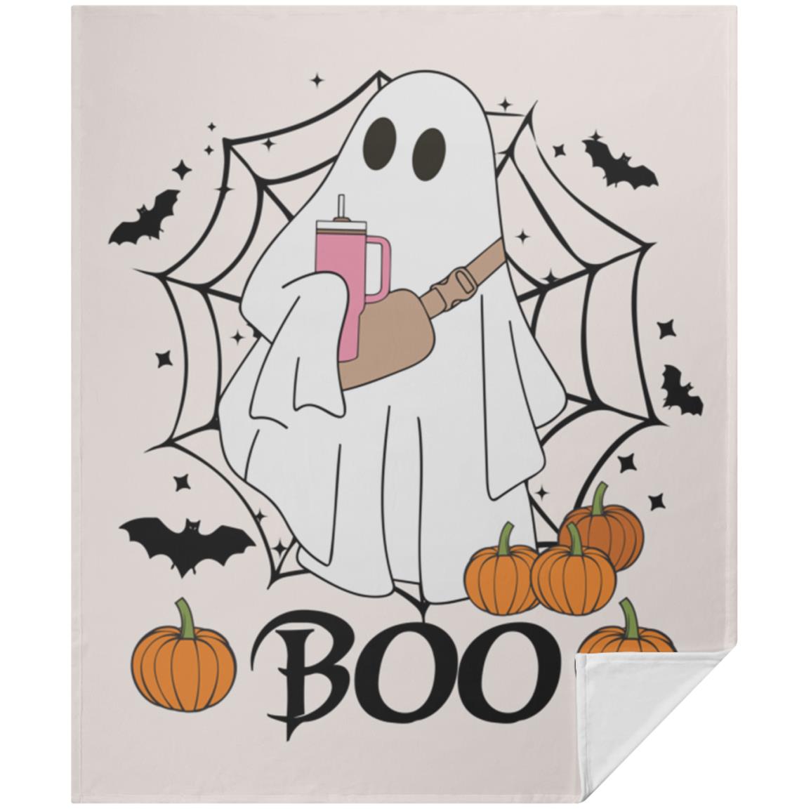 BOO HALLOWEEN BLANKET