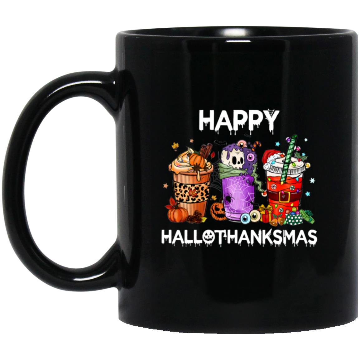 Happy HalloThanksMas Mug| Halloween | Thanksgiving | Christmas