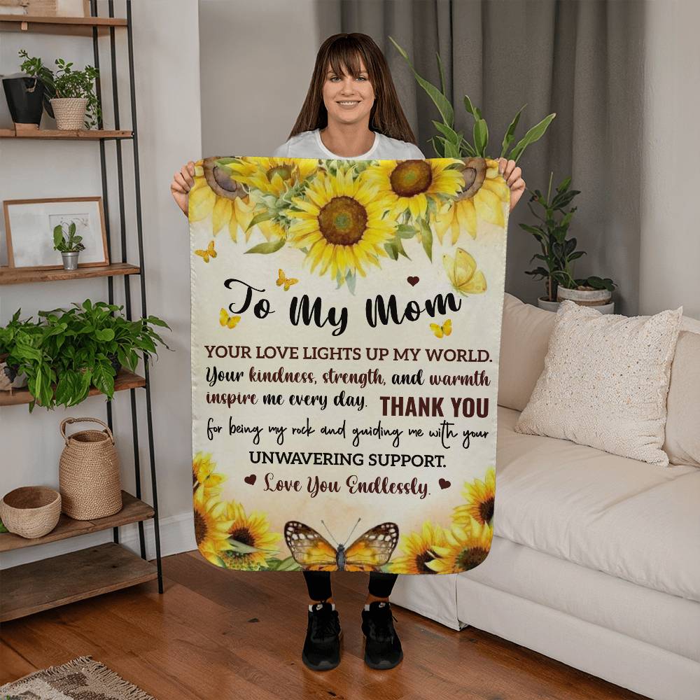 Premium Sherpa Blanket 30x40| Mother's Day | To My Mom