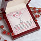 To My Darling Daughter | Eternal Hope Necklace | May Your Path Be Illuminated By Courage