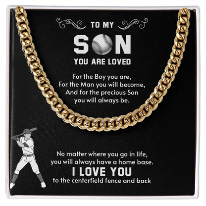 To My Son | Cuban Link Chain