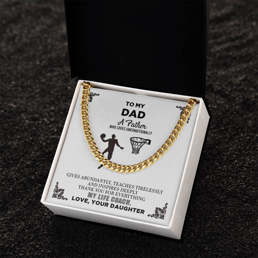 To My Dad | Cuban Link Chain