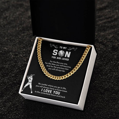 To My Son | Cuban Link Chain