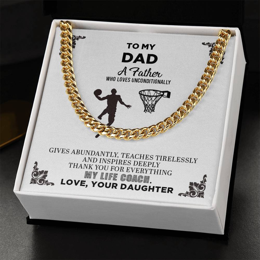 To My Dad | Cuban Link Chain