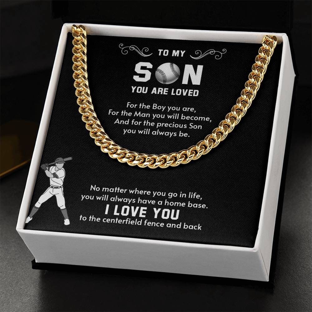 To My Son | Cuban Link Chain