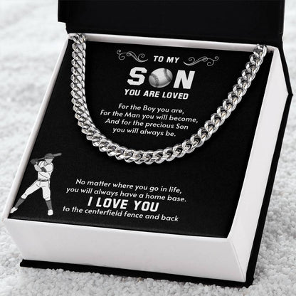 To My Son | Cuban Link Chain