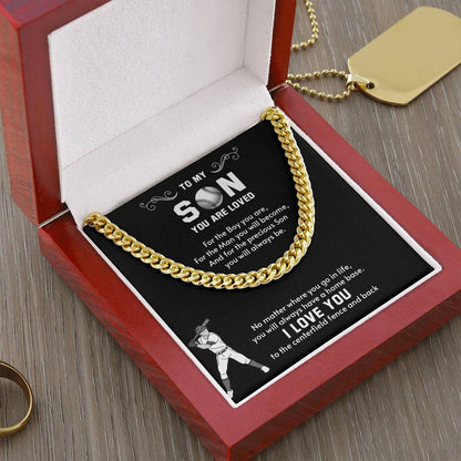 To My Son | Cuban Link Chain