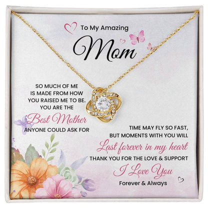 To My Amazing Mom | Love Knot Necklace | Mother's day gift