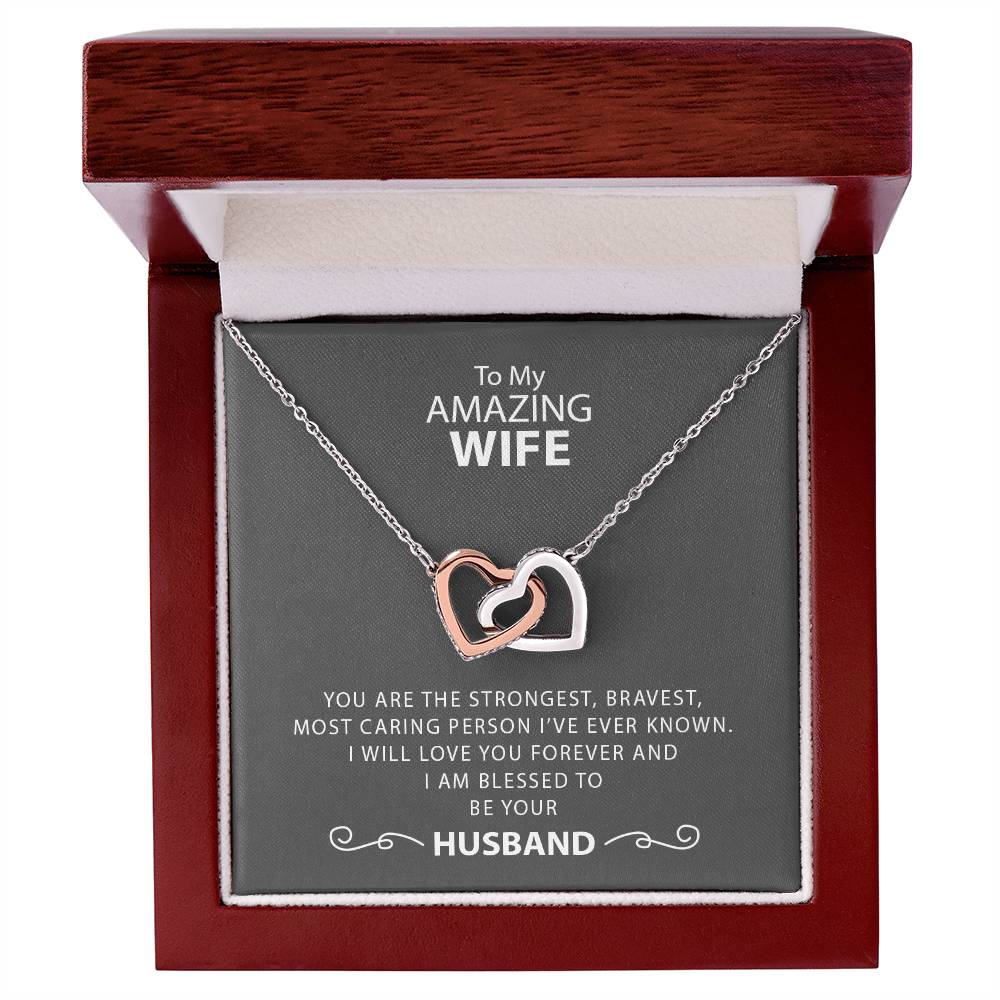 To My Amazing Wife | Forever Love Necklace