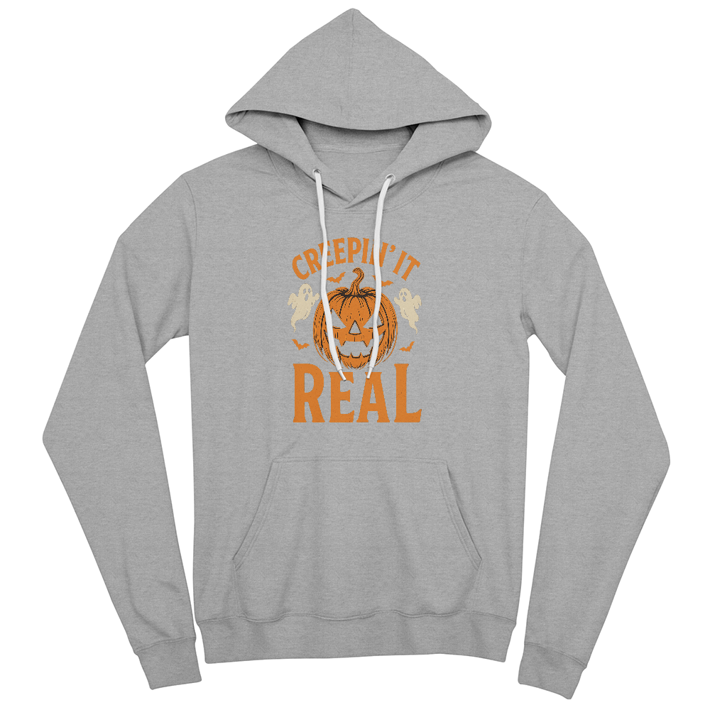 Creepin' It Real Halloween Hoodie | Ghosts, Pumpkins & Spooky Streetwear Vibes