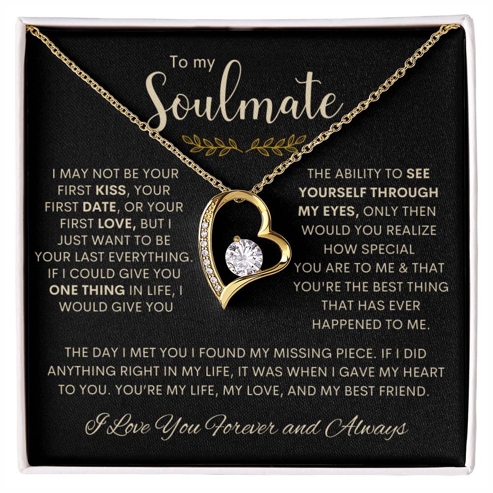 To My Soulmate | Forever Love Necklace