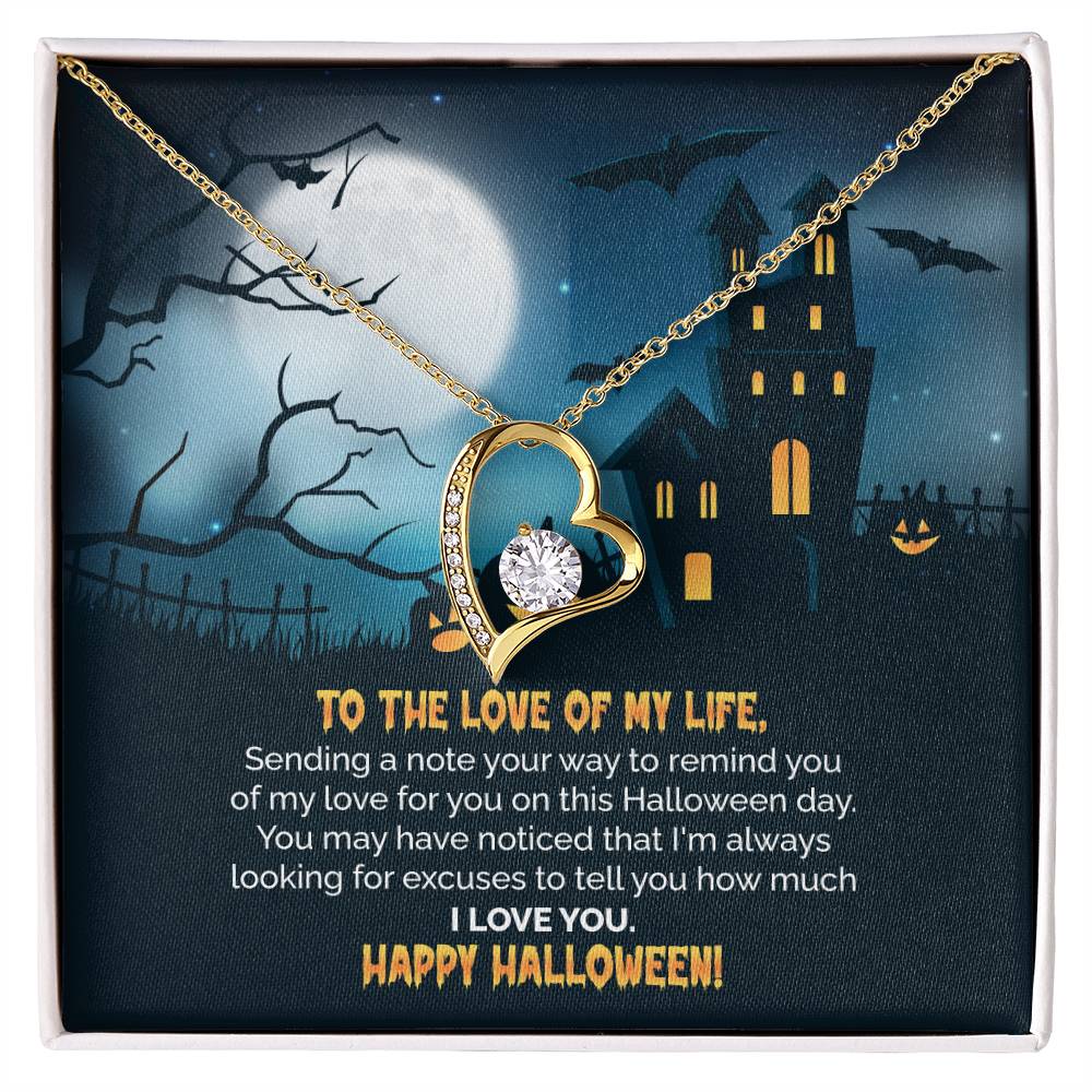 To The Love of My Life | Forever Love Necklace | To My Soulmate | Halloween