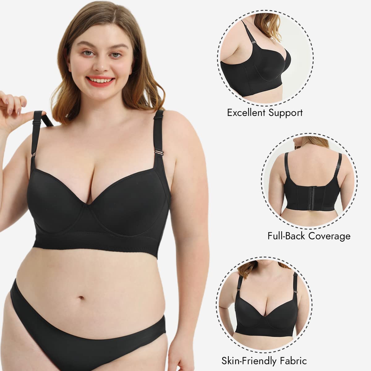 CozyFit™ Smoothing Bra with shapewear incorporated