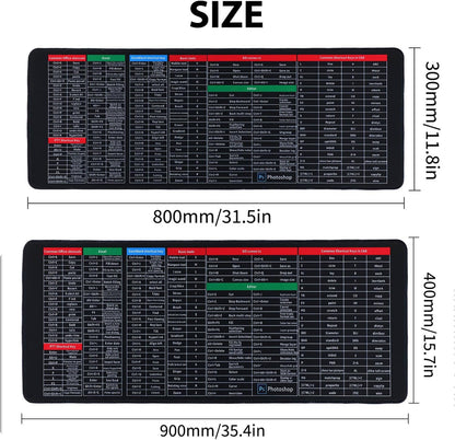 PrecisionMat™ - Anti-Slip Keyboard Pad for Quick Shortcuts