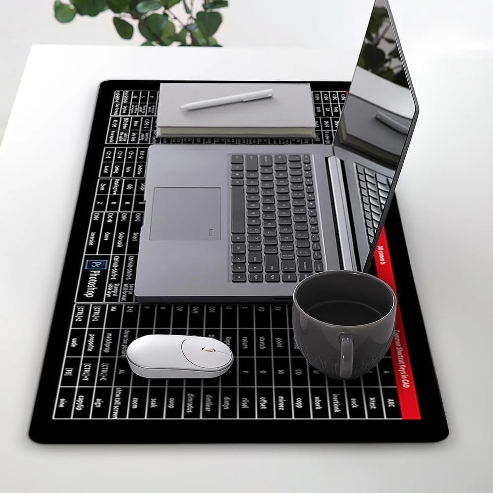 PrecisionMat™ - Anti-Slip Keyboard Pad for Quick Shortcuts