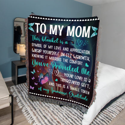 To My Mom Sherpa Blanket | This Blanket Is a Token Of My Love | 50x60